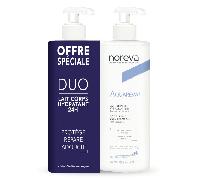 Loción corporal hidratante Noreva Aquareva 24h, paquete de 2 x 400 ml
