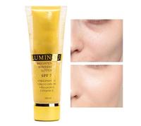 Loción Corporal Iluminadora - Protector Solar SPF75 Calmante - 250ML Crema Hidratante Iluminadora,Para Piel Seca Con Imperfecciones Y Apagado, Hombres, Uso Nocturno Y Diurno, Post-Ducha, Viajes, Maqui