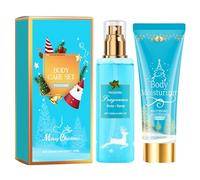 Loción Corporal Reafirmante,Loción Hidratante Corporal,Fragancia de Larga Duración Body Mist,Sprays Corporales con Fragancia para Mujeres,Set Navideño para el Cuidado de la piel,Regalos para Mujeres