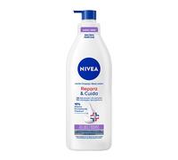 NIVEA Repara & Cuida - Loción Corporal Hidratante - Efecto Calmante - 72h de Hidratación - Con 10% Glicerina, Provitamina B5 y Pantenol - Sin Perfume - Piel Seca, Irritada y Sensible - 400 ml
