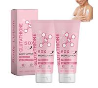 Loción Corporal Tonificante Glutatión 50x, Loción Corporal Glutatión Niacinamida, Loción Corporal Iluminadora De La Piel, Loción Hidratante Y Reafirmante, Para Todo Tipo De Piel (2pcs)