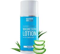 Loción de magnesio con aceite de magnesio, aloe, karité, coco, alternativa a la crema tópica de magnesio