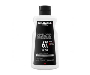 Loción desarrolladora de crema goldwell 6% 20 vol. 1000 ml