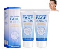 Loción facial absorbente de sudor, antitranspirante para la cara, antisudor contra la sudoración en la cara, eficaz contra la sudoración facial para hombres y mujeres (2)