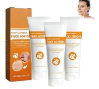 Loción facial absorbente de sudor, loción de cara antitranspirante, desodorante natural fuerte, crema facial anti sudor, detener el aerosol de sudor, protección adicional excesiva sudoración (3Pcs)