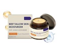 Loción hidratante de se-bo de res, crema hidratante de se-bo de res, crema reafirmante rejuvenecedora, textura suavizante y refinadora de poros, cre-ma nutritiva hi-dratante,suave y radiante (1pcs)