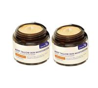 Loción Hidratante de Sebo de Res, Crema Nutritiva Hidratante, Piel Suave, Textura Reductora de Poros, Para Cuidado Matutino y Nocturno en Casa y de Viaje