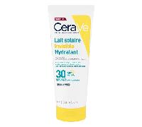 Loción hidratante invisible con protección solar CeraVe Suncare SPF 30 de alta protección para rostro y cuerpo, 75 ml.