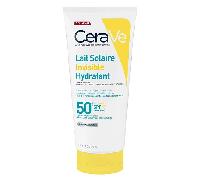 Loción hidratante invisible con protección solar CeraVe Suncare SPF 50+ para rostro y cuerpo, 177 ml.