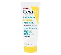 Loción hidratante invisible con protección solar CeraVe Suncare SPF 50+ para rostro y cuerpo, 75 ml.