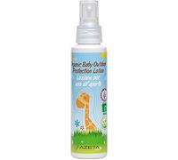 Loción orgánica protectora para uso al aire libre de rápida absorción con aceites esenciales de geranio y lavanda - AZETAbio - Línea Bebés - 100 ml - Made in Italy