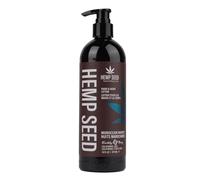Loción para manos y cuerpo con semillas de cáñamo, aroma Noches Marroquíes - 16 oz - Calma la piel seca - Aceite de argán, aceite de semilla de cáñamo - Fórmula ligera y no grasa