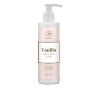 Loción para Manos y Cuerpo Vainilla 250 ml - con Aceite de Jojoba | Extracto de vainilla, loción hidratante, crema de manos, hidratación, piel suave, cuidado diario, manos y cuerpo