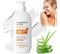 Loción Protectora Solar, Protector Solar Facial Y Corporal FPS 90, Protector Solar FPS 90 De Gran Capacidad, Protecto Sola Reparador Antiedad, Crema Solar Hidratante (1 unidad)