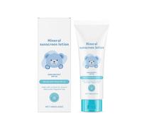 Loción solar hidratante mineral, base de bebés, control de aceite, bálsamo para niños y familias, resistente al agua, seguro y sensible - Protección respetuosa con la piel