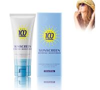 Loción Solar Protectora SPF 100, Protector Solar Hidratante 60ml, Unifica el Tono de la Piel, Corrige Imperfecciones, Loción Crema Solar Facial, Crema Bronceadora,Brillante e iluminadora