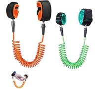 Locisne 2 Pack Baby Anti-perdido Cinturón, Baby Kids Safty Anti Perdido Paseo Cinturón de la muñeca Link Bungee Leash seguridad Toddler Arnés, Ayudante de viaje, 1.8m + 2.5m