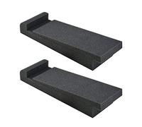 Locisne Paquete de 2 almohadillas de altavoz de aislamiento soportes de escritorio de estudio acústico, espuma acústica para la mayoría 3 "-10", 30 * 10 * 4,5 cm