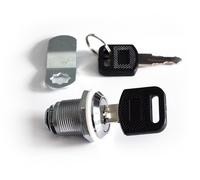 Lock for side panels of wall-mounted cabinets