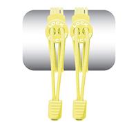 Lock Laces Cordones elásticos sin Atar Cordones elásticos sin Atar, Unisex Adulto, Amarillo Fluor, única