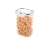 Lock & Lock Contenedor de almacenamiento rectangular HPL809, transparente y azul, 1.3 L