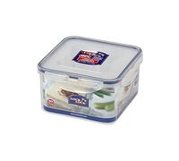 Lock & Lock Hermético Box 2059065 Classic PP Plaza plástico transparente de 15 x 15 x 9 cm