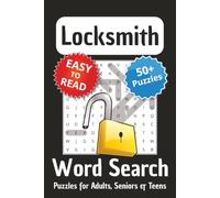 Lock Smith Word Search Puzzle Book: Lock Smith Themed Word Searches with Easy to Read Print | 6x9 inches, 110 pages | 50+ Puzzles