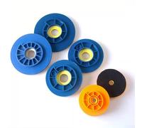 Lock Snap - Almohadilla de respaldo de espuma para amoladora angular, 4 pulgadas de diámetro con base de plástico, adecuada para almohadillas de pulido y conexión de bloqueo de caracol (4 pulgadas