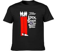 Lock Stock and Two Smoking Barrels Movie Man T-Shirt Unisex tee Black XL