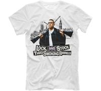 Lock Stock and Two Smoking Barrels t Shirt Guy Ritchie Cult Movie Men T-Shirt White White