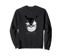 Lock TF In Feline Funny Gen Z Meme Sudadera