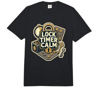 Lock Timer Calm Enigma Cronómetro Equipo Comfort Colors Adult Heavyweight T-Shirt