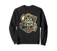Lock Timer Calm Enigma Cronómetro Equipo Sudadera