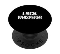 Lock Whisperer Key Maker Lock Picker Locksmithing Locksmith PopSockets PopGrip Adhesivo