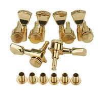 Lock Wilkinson JIN HO - Clavijas de afinación de 3 x 3 para guitarra Les Paul Gold JN04