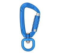 Lockable Carabiner - 4kN Swivel Aluminum Clip Hook