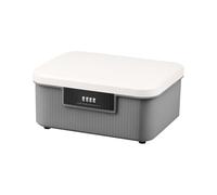 Lockable Medicine Box - Accessible Pill Free Kids, Large ABS Bin, 3 Digit Combination Lock, Portable Safe Container, Organizer For Medication Prescription Document Office Travel Usage