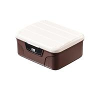 Lockable Storage Box - Caja de almacenamiento portátil de 10,24 x 8,86 x 4,72 pulgadas, caja de medicina portátil, caja de seguridad con cerradura | Organizador portátil con bloqueo de contraseña