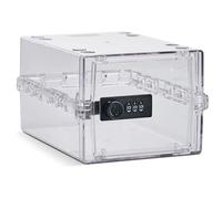 Lockabox Mini™ Crystal | Caja Con Cerradura Para Almacenamiento | Caja Con Combinación De 3 Litros Para Alimentos, Medicamentos Y Seguridad En El Hogar | Libre de BPA