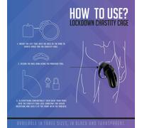 LOCKDOWN Jaula de Castidad para Pene - Grande