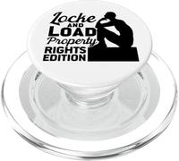 Locke and Load Edición Derechos de Propiedad Cita Filósofo PopSockets PopGrip para MagSafe