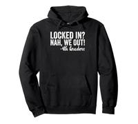 Locked In We Out 4th Graders Shirt Graduation Fourth Grade Sudadera con Capucha