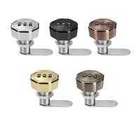 Locker con contraseña de aleación zinc, 3 cerraduras combinación código digital, 1 unidad(20mm-Color 5)