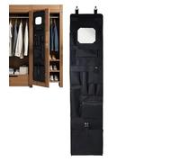 Locker Door Hanger Organizer | Bedroom Organization Closet, Policeman Door Organizer With Mirror, Hangable Space-Saving Storage Oxford Cloth Hanger For Closet Gym Policeman Uniform Work Bedroom