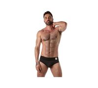 Locker Gear Wide Waistband Jock Brief Negro - Talla: M