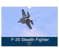 Lockheed Martin F35 Stealth Fighter (Wall Calendar 2027 DIN A4 landscape), CALVENDO 12 Month Wall Calendar: Initial images of this latest iconic 5th Generation fighter