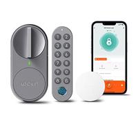 Lockin Cerradura Inteligente G30 con Teclado Pro, WiFi y Control de Aplicaciones, Bloqueo Automático, Compatible con Alexa y Google, Cerradura Electrónica de Entrada sin Llave