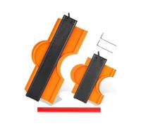 Locking Contour Gauge, 25cm and 12cm Contour Duplicator, Cutting Template Measure Irregular Shapes, Contour Duplication Gauge DIY Tools