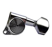 Locking Guitar Tuners Chrome 6 In-line Machine Heads Tuning Pegs for Fender Stratocaster/Telecaster
