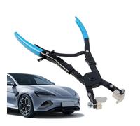 Locking Hose Clamp Pliers, Spring Clamps Tool, 10 Inch Reach Quick Release, Cable Clamps for Radiator Repair, Brake Line Maintenance, Electrical Work, Automotive Service, Blue Black